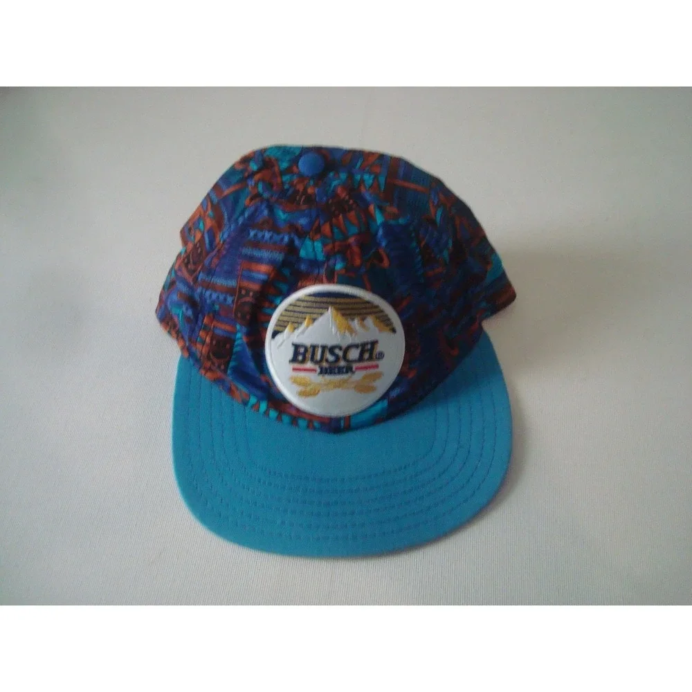 BUSCH BEER 90S‎ USA MADE TIKI BEACH Y2K 00S NEW HAT CAP VINTAGE DEADSTOCK U1